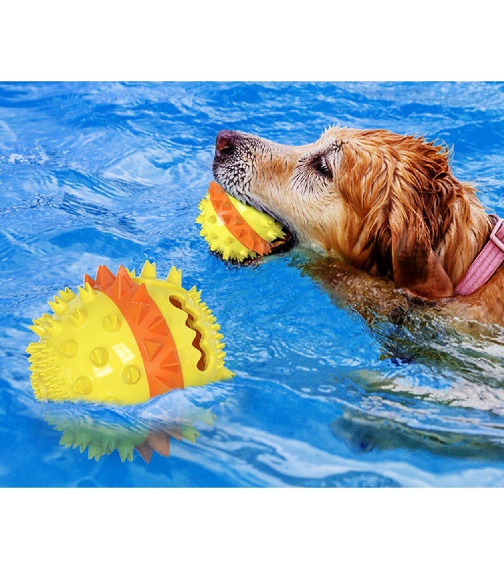 Pet Chew Toy Interactive Treat Toy Squeaky Bounce Toy with Rope for Aggressive Dog Chewers Pet Chew Toy Interactive Treat Toy Squeaky Bounce Toy with Rope for Aggressive Dog Chewers