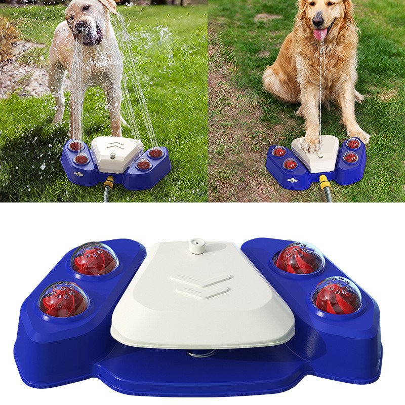 Dog Sprinkler Outdoor Canine Water Fountain Easy Paw Activated 2 Aqua Outlet Modes Hose Dispenser for Big and Small Dogs Dog Sprinkler Outdoor Canine Water Fountain Easy Paw Activated 2 Aqua Outlet Modes Hose Dispenser for Big and Small Dogs