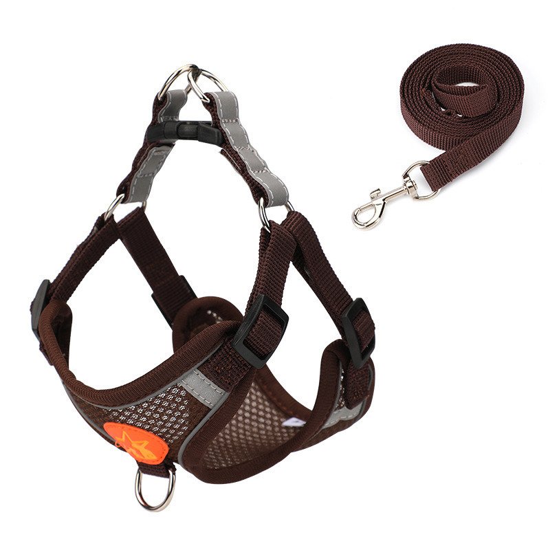 Small Dog Harness Puppy Harness and Leash Set with Reflective Strip for Small Dog Breeds Small Dog Harness Puppy Harness and Leash Set with Reflective Strip for Small Dog Breeds