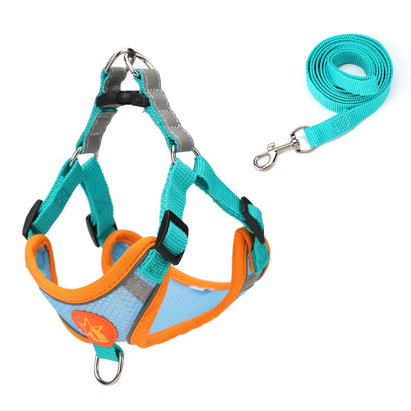 Small Dog Harness Puppy Harness and Leash Set with Reflective Strip for Small Dog Breeds Small Dog Harness Puppy Harness and Leash Set with Reflective Strip for Small Dog Breeds